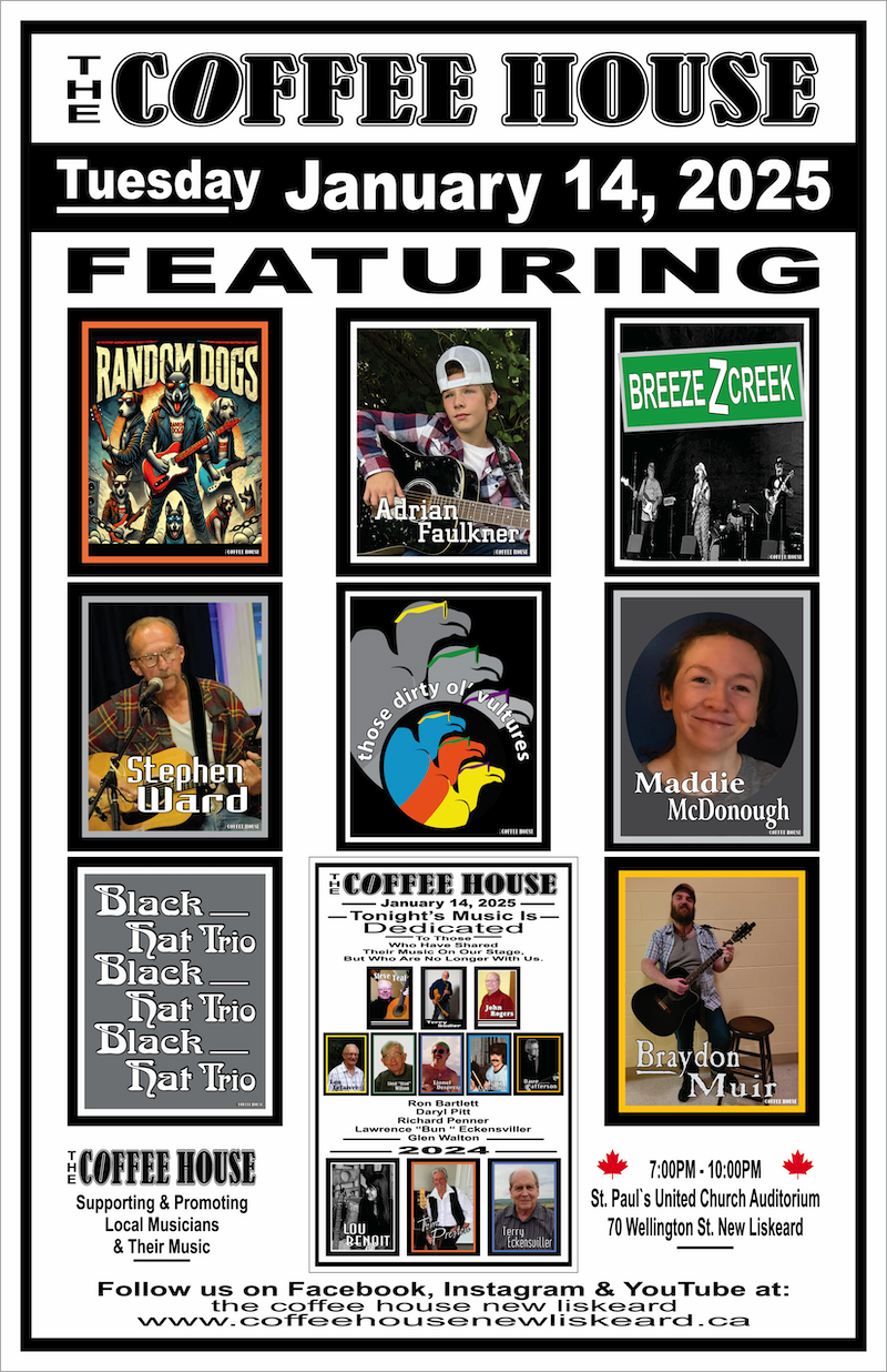 January 14, 2025 Coffee House POSTER CJKL